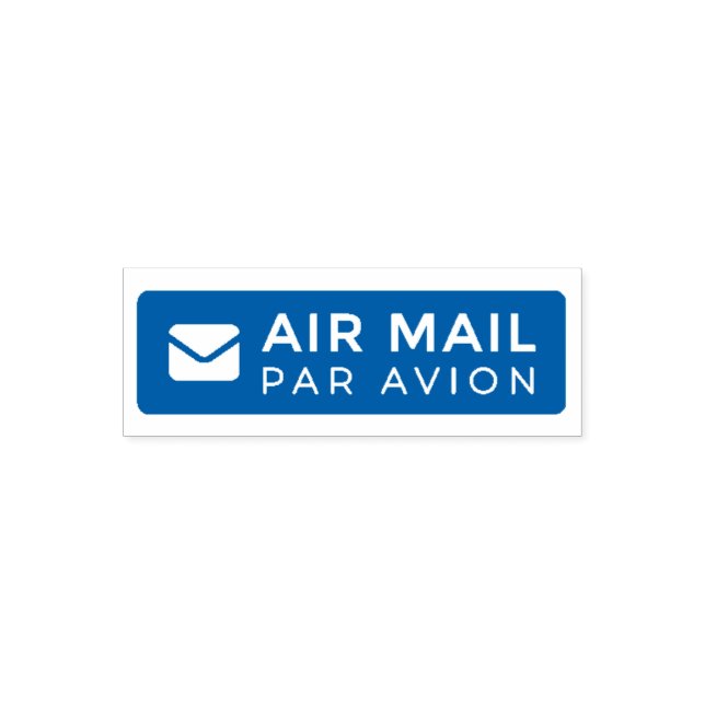 Tampon Auto-encreur AIR MAIL PAR AVION 手紙 エアメールスタンプ mail letter セルフインキ (Design)