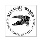 Alligator Gator Reptile Nom Adresse De Retour Rond