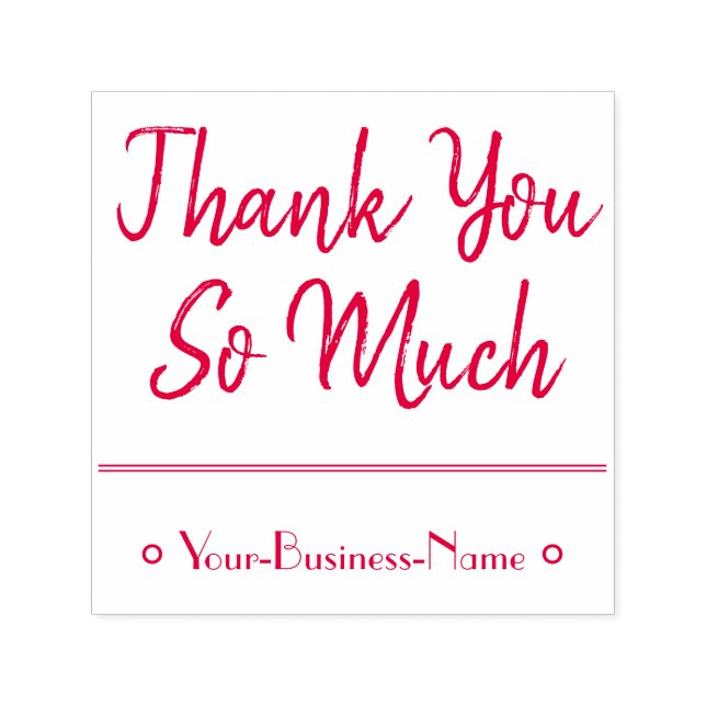 Tampon Auto-encreur Appréciation appréciée du "Merci tellement" (Design)