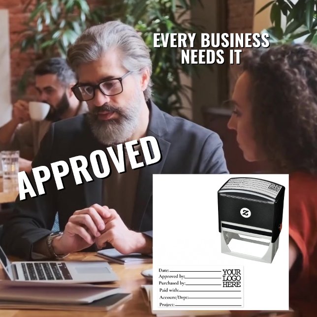 Tampon Auto-encreur Approbation de facture du projet d'achat AP compta (Créateur téléchargé)