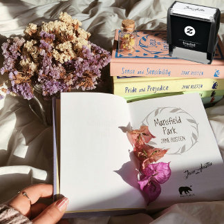 Tampon Auto-encreur Auteur Signature Calligraphie