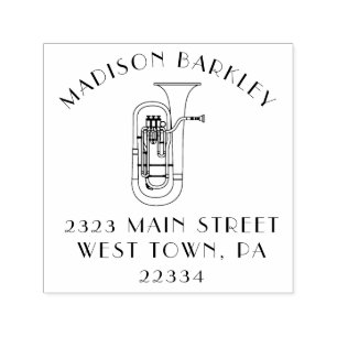 Tampon Auto-encreur Baritone Musician Band Teacher Self-inking Stamp