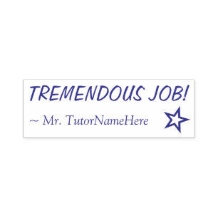 Tampon Auto-encreur "BEAU TRAVAIL !" Timbre en caoutchouc