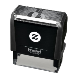 Tampon Auto-encreur Belle guitare