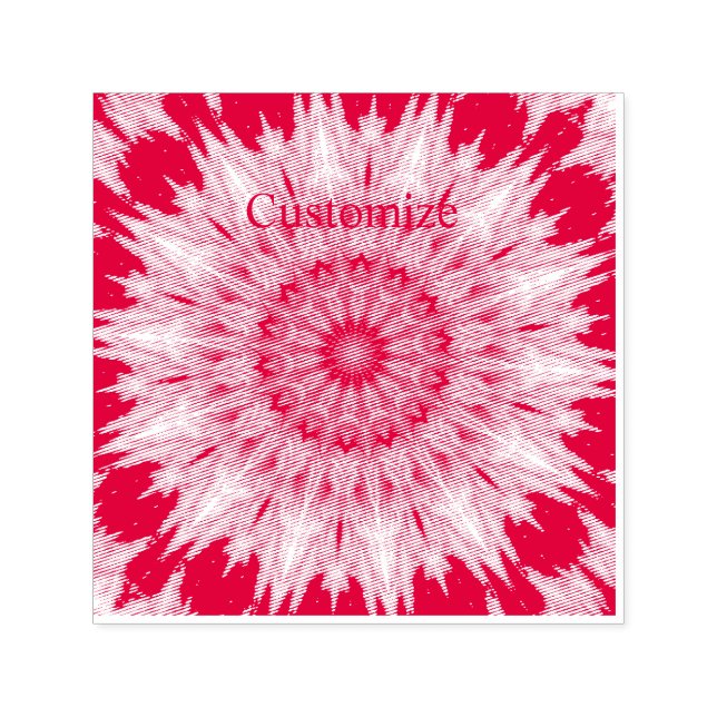 Tampon Auto-encreur Blue Chakra Kaleidoscope Thunder_Cove (Design)