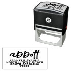 Bold Modern Handwriting Nom de famille Adresse de