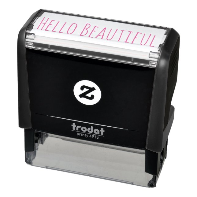 Tampon Auto-encreur Bonjour belle (Produit)