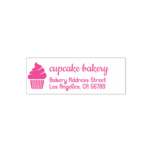 Tampon Auto-encreur Boulangerie Simple Logo CoupeCake