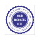 Cadre de tampon - Logo d'entreprise personnalisé -