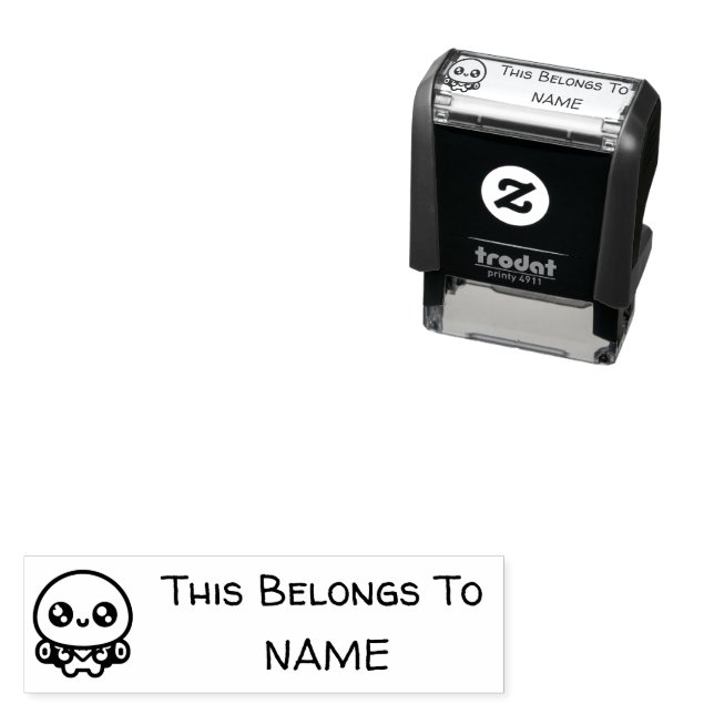 Tampon Auto-encreur Camping Ce qui appartient à (En situation)