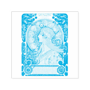 TAMPON AUTO-ENCREUR CAPITALE EN CAOUTCHOUC : ALPHONS MARIA MUCHA : LA