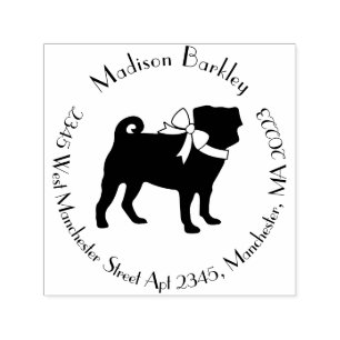 Tampon Auto-encreur Carlin Chien mignon