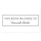 Ce livre appartient à | Ex-libris de nom moderne