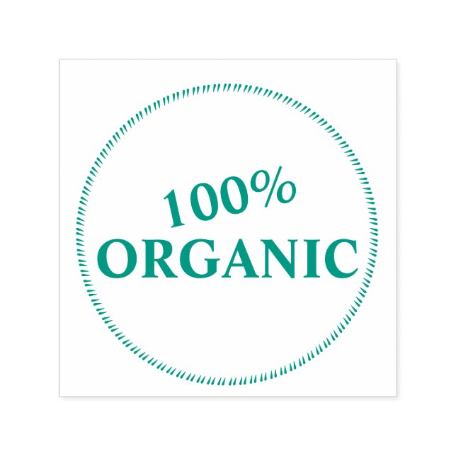 Tampon Auto-encreur Cercle encadré 100% organique rond | VOTRE LOGO ve (Design)