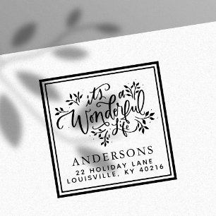 Tampon Auto-encreur C'est une merveilleuse adresse de Noël