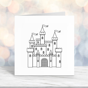 Tampon Auto-encreur Château royal médiéval de Fairytale