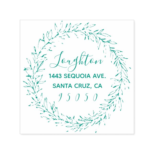 Tampon Auto-encreur Chemise Rustique Personnalisée & Adresse de retour (Design)