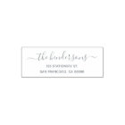 Chic Calligraphie Adresse de retour