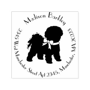 Tampon Auto-encreur Chien de Bichon Frise Puppy