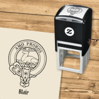 Clan Blair Crest Stamp autoportant