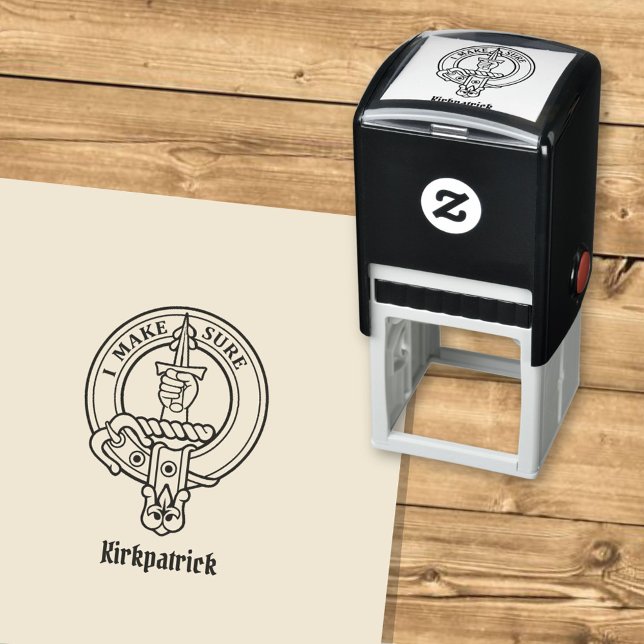 Tampon Auto-encreur Clan Kirkpatrick Crest (Créateur téléchargé)