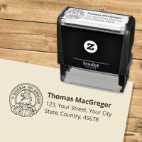 Clan MacGregor Crest Stamp autoportant
