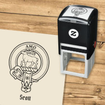 Clan Scott Crest Stamp autoportant