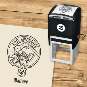 Tampon Auto-encreur Clan Wallace Crest Stamp autoportant