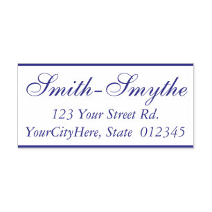 Tampon Auto-encreur Classic, Nom traditionnel + Adresse