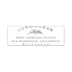 Classy Botanical Branch Nom de famille Adresse de 