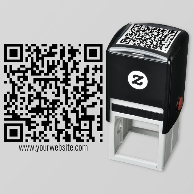 Tampon Auto-encreur Code QR personnalisé (Créateur téléchargé)