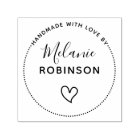 Coeur mignon | Fait À La Main Avec Amour Par Nom P