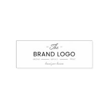 Conception de logo de marque moderne ajoutez votre
