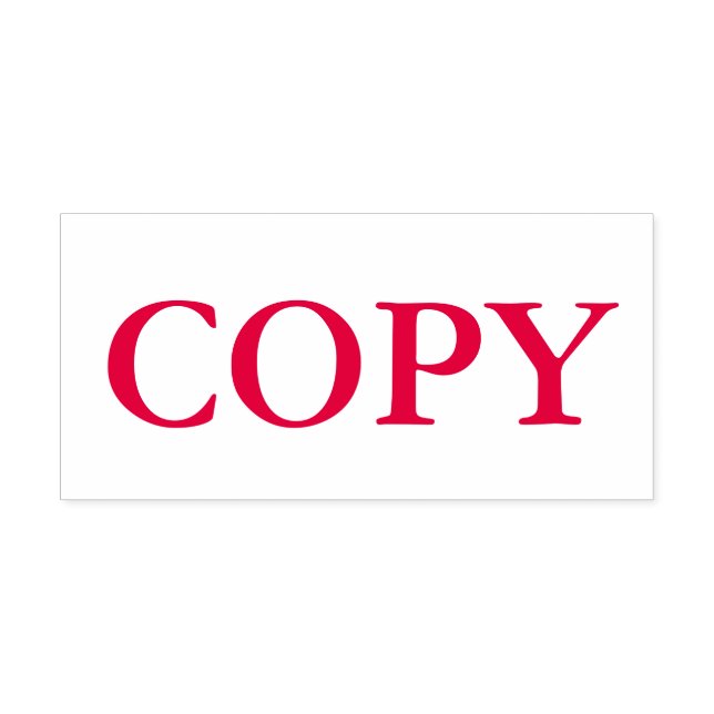 Tampon Auto-encreur Copie rouge (Design)