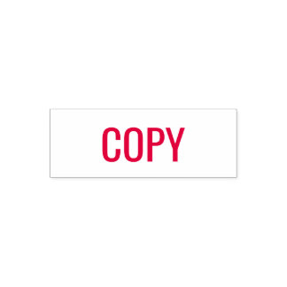 Tampon Auto-encreur COPY Red Enk Text Business