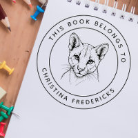 Cougar Cat Ce Livre Appartient Au Nom Du Jeune