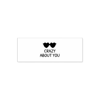 Tampon Auto-encreur Crazy About You Rubber Stamps & Ink