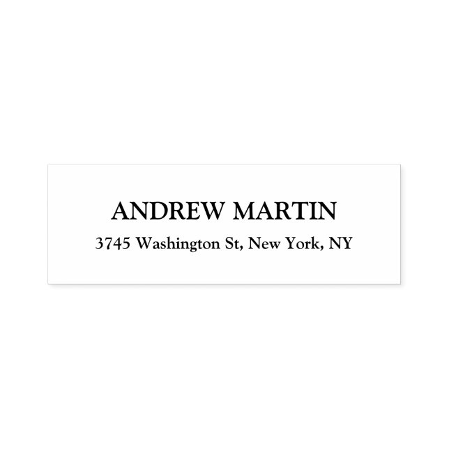 Tampon Auto-encreur Création de style rétro noir et blanc (Design)