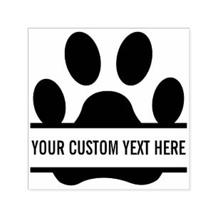 Tampon Auto-encreur Créez votre propre Empreinte de patte amusant