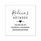 Créez votre propre nom Artwork Self-inking Stamp