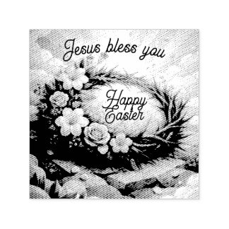 Tampon Auto-encreur Crown of Thorns Personalized Easter Stamp
