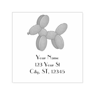 Tampon Auto-encreur Cute Balloon Chien Thunder_Cove