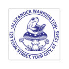 Cute Frog sur Toadstool Lecture Nom Adresse de ret