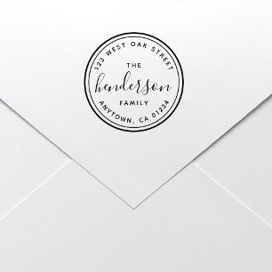 Tampon Auto-encreur Cycle de typographie vintage inspirée