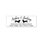 Dachshunds avec Heart Couple Adresse de retour