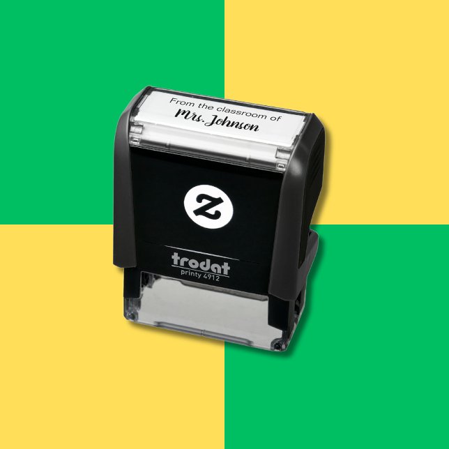 Tampon Auto-encreur De la classe de l'enseignant Nom Modèle (Créateur téléchargé)