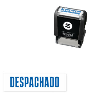 Tampon Auto-encreur Despachado Espagnol Autochauffage personnalisé Tim