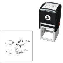 Dessin de chien de bande dessinée drôle sous la li