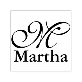 Tampon Auto-encreur do-it-yourself - Simple Monogramme / Nom