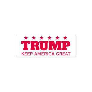 Tampon Auto-encreur Donald Trump élection 2024 Garder l'Amérique Grand